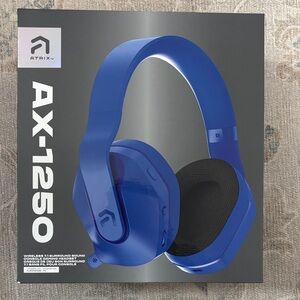 Atrix AX-1250 Blue Wireless 7.1 Surround Sound Console Gaming Headset